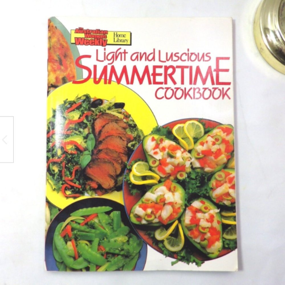 Vintage 1987 AWW Light & Luscious Summertime Cookbook Pamela Clark - Picture 11 of 11